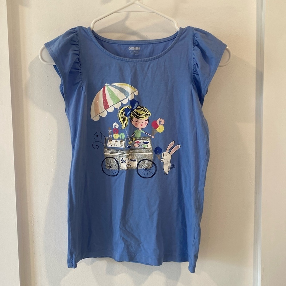 Gymboree girls cap sleeve top